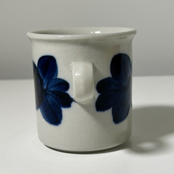 Vintage 50s 60s Arabia of Finland Ulla Procope Stoneware Anemone Mug Signed - Picture 4 of 9